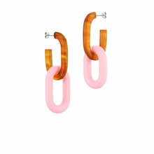 Laden Sie das Bild in den Galerie-Viewer, POPPY OHRRINGE (rosa) - HORN FACTORY