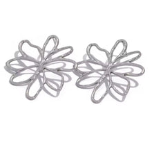 Load image into Gallery viewer, FLOWER Studs Silver
