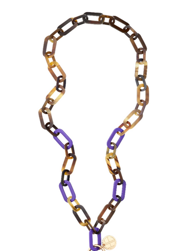 PURPLE NECKLACE - HORN FACTORY