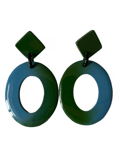 CLEO (dark green blue ombre) - HORN FACTORY