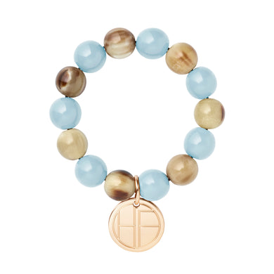 SAFARI BEADS (baby blue) - HORN FACTORY