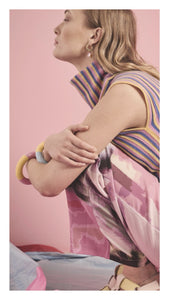LOULOU pink / yellow - HORN FACTORY
